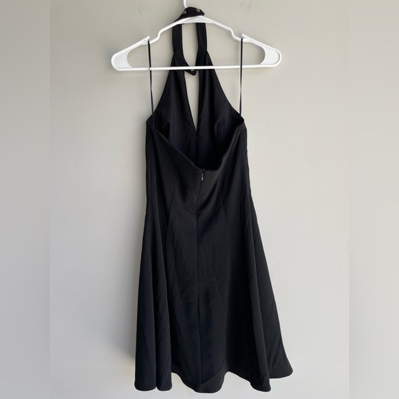 Amanda Uprichard halter black mini fit and flare dress revolve - Picture 4 of 11